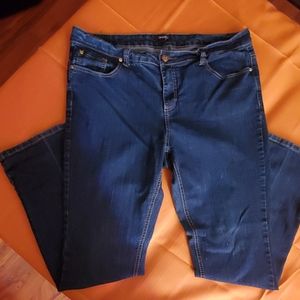 Straight-leg Blue Jeans